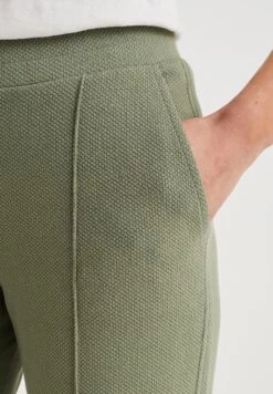 WE FASHION Wide Leg Met Structuur - Pantalon Classique - Green -We Fashion Soldes Boutique fdb23db95ca9479f994a83aa9b3ecc49