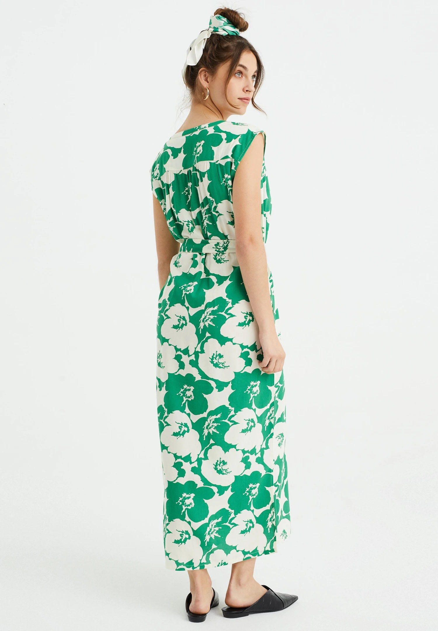 WE FASHION Met Dessin - Robe De Jour - White 4 WE FASHION Met Dessin - Robe De Jour - White – Image 2