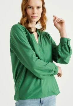 WE FASHION Met Glittergaren - Blouse - Green -We Fashion Soldes Boutique febf9c9bba7144d7b41fc1dd67d3f705