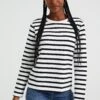 WE FASHION Striped - T-Shirt À Manches Longues - Black -We Fashion Soldes Boutique fefe4ad4b6964bcea38f404327b171c9