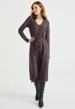 WE FASHION Met Dessin - Robe En Jersey - Green